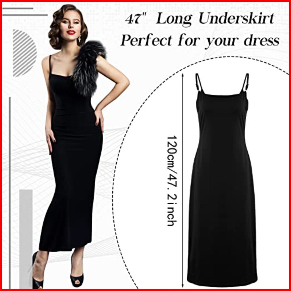 Adjustable Spaghetti Strap Full Slip For Under Dr… - image 2